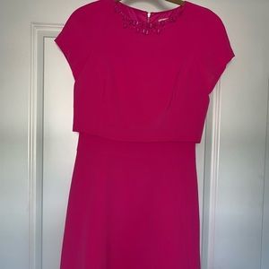 Ted Baker Bright Pink Jeweled Dress